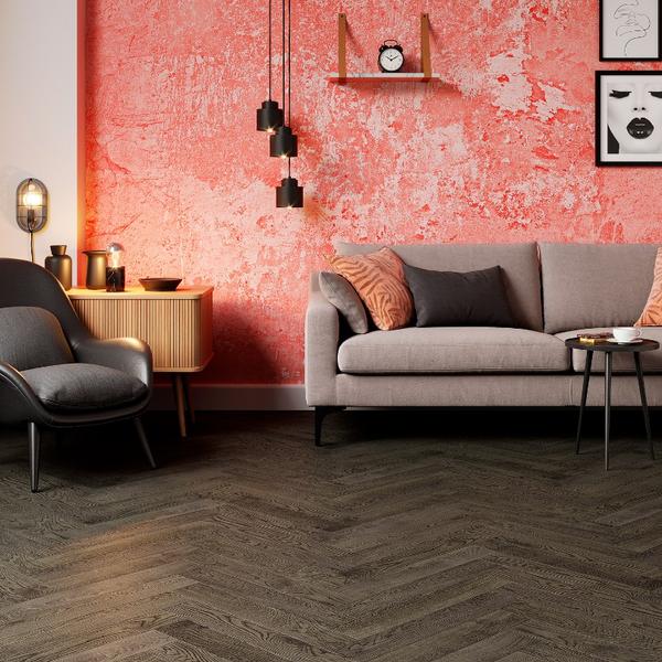 Паркетная доска ESTA Дуб HB BC Lava Grey, изображение 2
