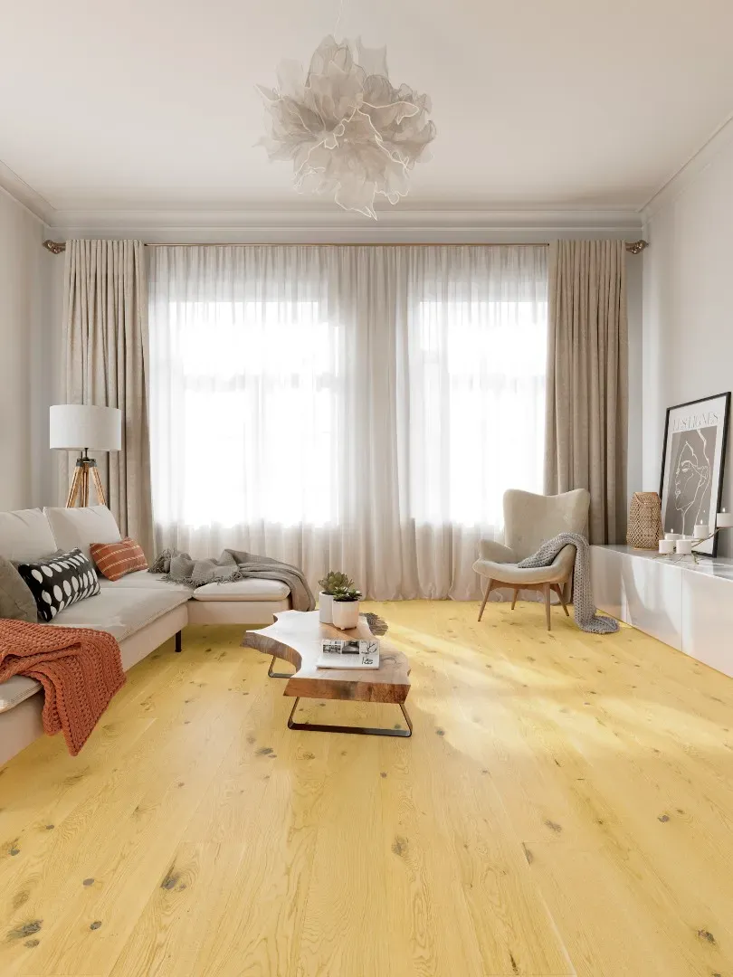 Паркетная доска ESTA Дуб Rustic Extra Matt 180/1800 в интерьере